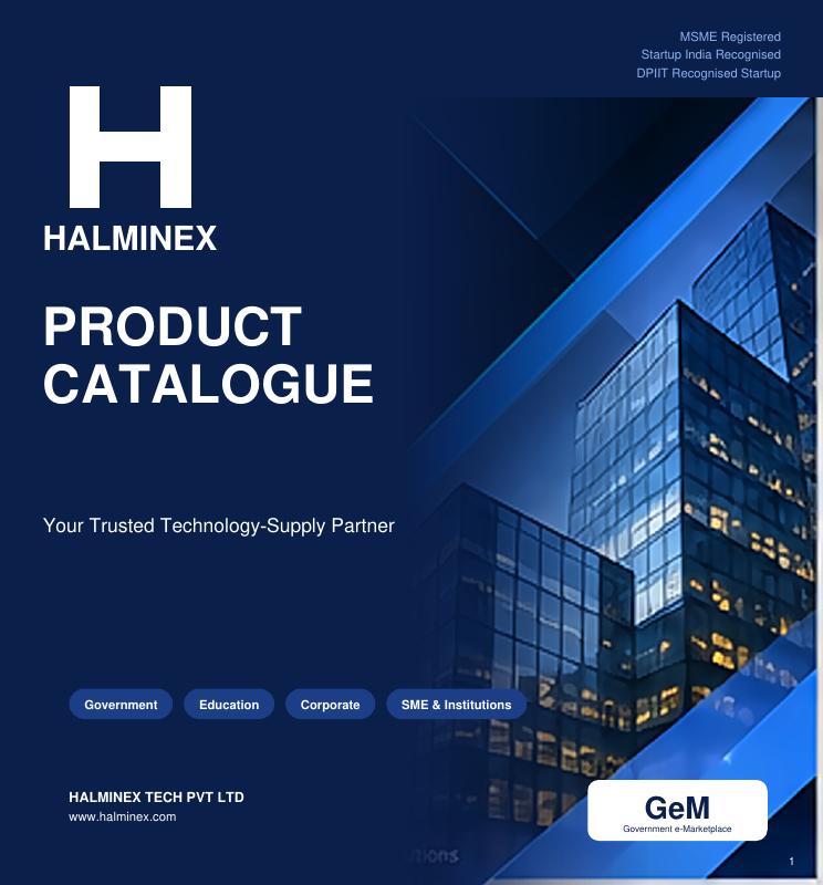 Halminex Product Catalogue 2027 cover